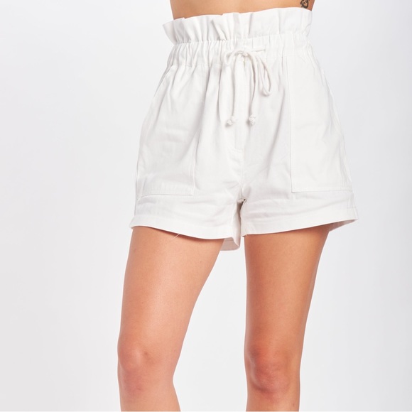 Emory Park Yael Shorts, Size M, White - Picture 1 of 13